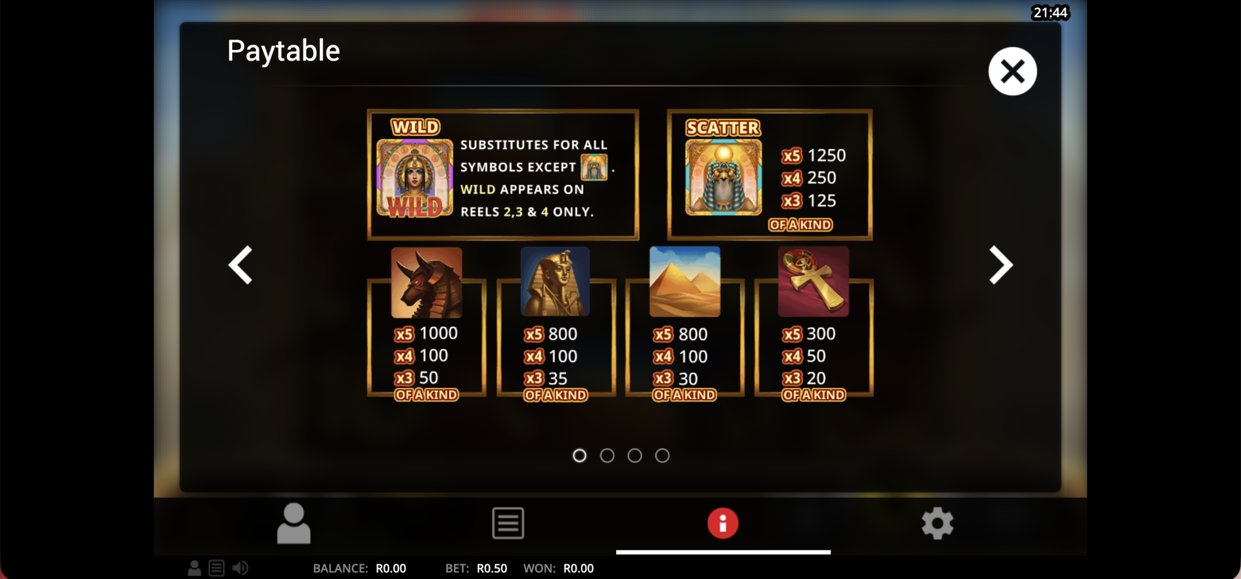 Wild Pharaoh screenshot 2026 07 28 at 21.44.56