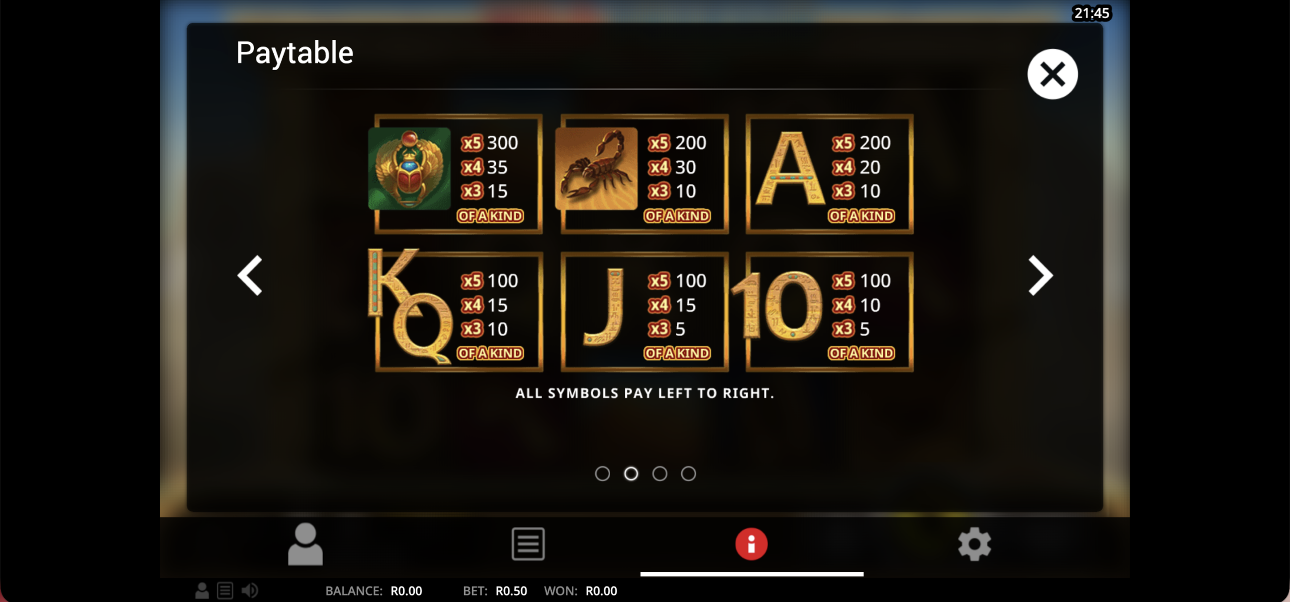 Wild Pharaoh screenshot 2026 07 28 at 21.45.04